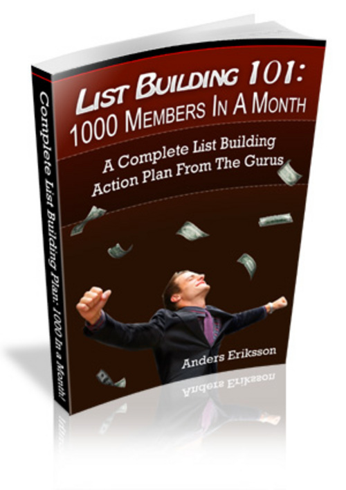 Product picture Tell U the secrets of List Building 1000 Members In A Month
