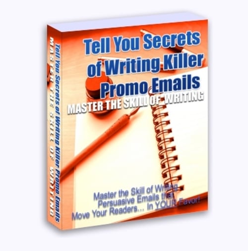 Product picture Tell You Secrets of writing  Killer Promo Emails